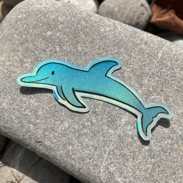 Dolphin Holo Sticker