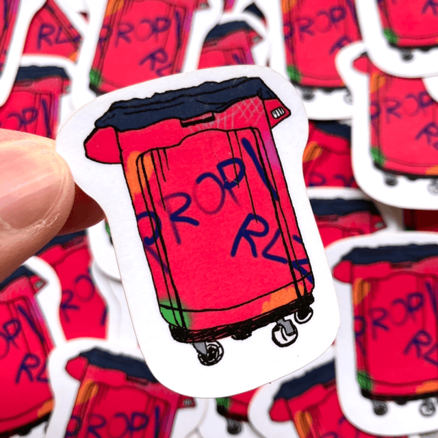 Trash Bin Sticker