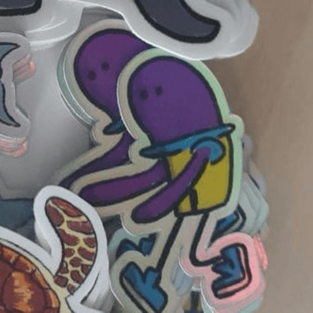 Alien Holo Sticker